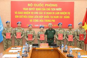 Thêm 7 sỹ quan Việt Nam đi gìn giữ hòa bình Liên hợp quốc