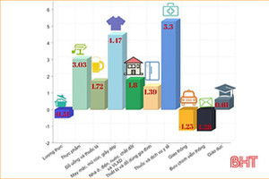 "Điểm mặt" các nhóm hàng làm tăng chỉ số giá tiêu dùng Hà Tĩnh tháng 6