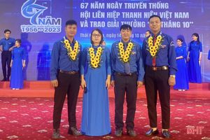 Bí thư Đoàn xã ở Hà Tĩnh nhận giải thưởng “15 tháng 10”