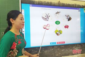 Giáo viên Thạch Hà chia sẻ phương pháp dạy học chương trình lớp 1 mới