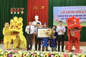 Nhà thờ Nguyễn Phúc Giáp được công nhận di tích LSVH cấp tỉnh Hà Tĩnh