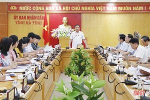 Soát xét nội dung phục vụ Kỳ họp thứ 15 HĐND Hà Tĩnh
