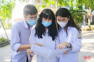 Thí sinh Hà Tĩnh an toàn vượt “vũ môn” Kỳ thi tốt nghiệp THPT