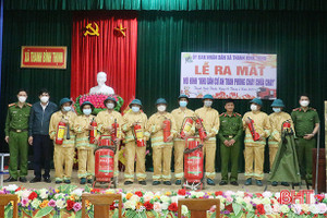 Ra mắt mô hình khu dân cư an toàn PCCC tại làng mộc lớn nhất Hà Tĩnh