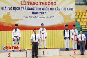 Hà Tĩnh thắng lớn tại Giải vô địch trẻ Karatedo toàn quốc