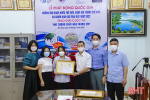 Học sinh Hà Tĩnh giành giải ba cuộc thi “Khí tượng thủy văn trong em”