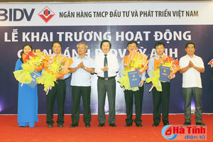 Khai trương BIDV Chi nhánh Kỳ Anh