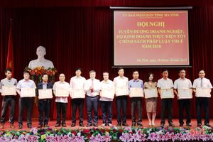 Chủ tịch UBND tỉnh: Nhiệm vụ thu ngân sách là của cả hệ thống chính trị Hà Tĩnh