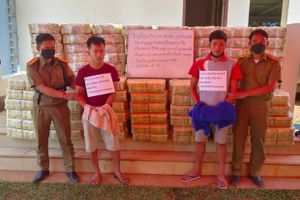 Dùng xe container vận chuyển hơn 1,4 tấn ma túy ở Lào