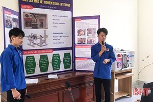 Hà Tĩnh có 2 dự án đạt giải nhì Cuộc thi Khoa học kỹ thuật cấp quốc gia