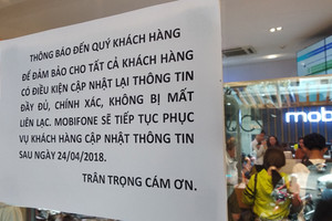 Nhà mạng nới thời hạn cập nhật ảnh chủ thuê bao