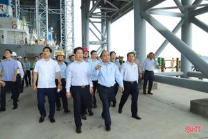 Thủ tướng Chính phủ Nguyễn Xuân Phúc kiểm tra tại Formosa Hà Tĩnh