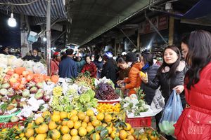 Nguồn cung hàng hóa dịp tết đa dạng, đáp ứng nhu cầu mua sắm của người dân Hà Tĩnh