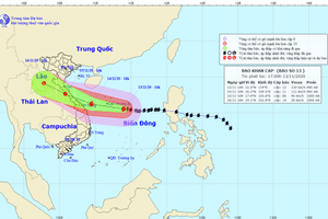 Bão số 13 cách Hoàng Sa khoảng 240km, Hà Tĩnh khả năng xuất hiện đợt lũ mới trên các sông