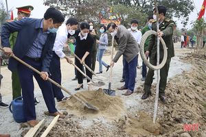 Can Lộc phấn đấu trồng hơn 45.000 cây xanh trong năm 2022