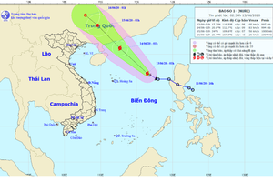 Cơn bão đầu tiên vào biển Đông, chưa ảnh hưởng đến Hà Tĩnh