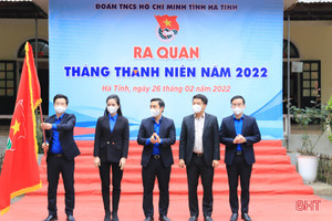 Tuổi trẻ Hà Tĩnh ra quân hưởng ứng Tháng Thanh niên năm 2022