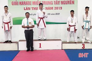 Hà Tĩnh thắng lớn tại Giải Karatedo khu vực miền Trung - Tây Nguyên 2019