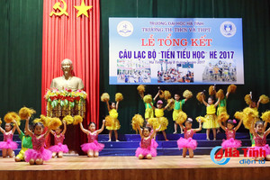 Gần 200 trẻ hoàn thành “Tiền Tiểu học” tại Đại học Hà Tĩnh