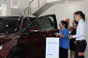 Vietcombank Hà Tĩnh đẩy mạnh cho vay ưu đãi mua ô tô