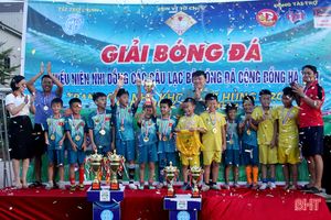 FC Thạch Hà và PTF Thành Sen giành giải nhất các nội dung thi đấu Giải Bóng đá các CLB cộng đồng Hà Tĩnh