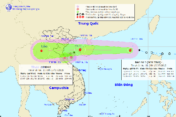 Bão số 3 tăng tốc, hướng vào các tỉnh từ Hải Phòng đến Hà Tĩnh