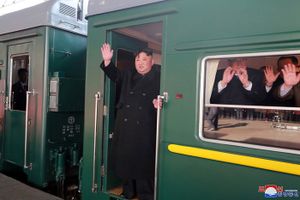 Đoàn tàu bọc thép của ông Kim Jong-un đã đi vào lãnh thổ Nga