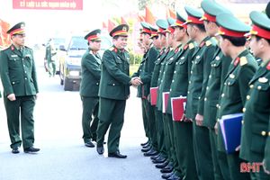 Kiểm tra toàn diện kết quả thực hiện nhiệm vụ QS-QP tại huyện Lộc Hà