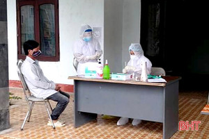 632 lao động ở TX Hồng Lĩnh âm tính sau test nhanh kháng nguyên