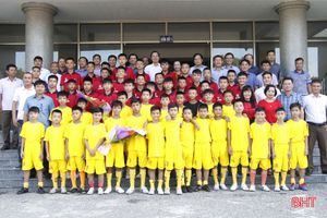 Hà Tĩnh tuyển sinh, đào tạo 50 học viên năng khiếu bóng đá U11 và U13