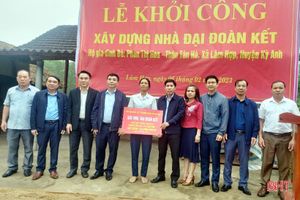 Khởi công xây nhà đại đoàn kết cho hộ nghèo huyện Kỳ Anh