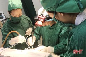 Bệnh viện Nghi Xuân triển khai cắt Aminđan bằng dao điện gây mê nội khí quản