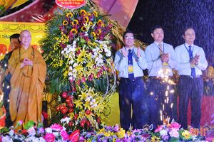 Hà Tĩnh long trọng tổ chức Đại lễ Phật đản Vesak 2019