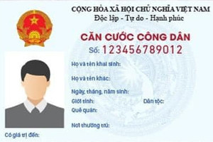 Ý nghĩa dãy số trên thẻ căn cước công dân