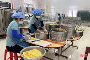 Tăng cường kiểm soát, đảm bảo an toàn vệ sinh thực phẩm cho học sinh Hà Tĩnh