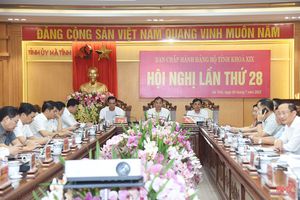 Ban Chấp hành Đảng bộ tỉnh Hà Tĩnh họp đánh giá tình hình KT-XH 6 tháng đầu năm