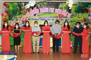 Trường mầm non đầu tiên ở Nghi Xuân có thư viện đồ chơi