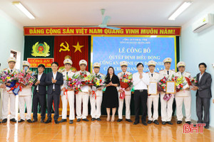 24/25 địa phương ở Hương Sơn có công an chính quy đảm nhiệm các chức danh công an xã