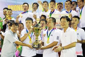 New Forcus vô địch “Giải Bóng đá nam phong trào TP Hà Tĩnh mở rộng lần thứ nhất”