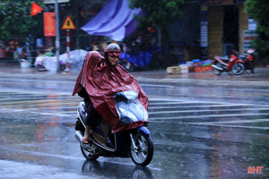 Hà Tĩnh có mưa và dông, đề phòng thời tiết nguy hiểm