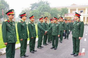 Bộ Tư lệnh Quân khu 4 kiểm tra công tác chuẩn bị giao nhận quân tại Đức Thọ