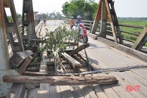 Cấm người và phương tiện qua cầu Lộc Yên trong 58 ngày sửa chữa