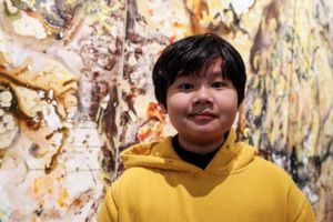 Thần đồng hội họa 12 tuổi gốc Việt mở triển lãm tranh ở Mỹ