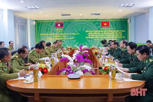 Việt Nam - Lào tăng cường phối hợp giữ vững chủ quyền an ninh biên giới quốc gia