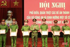 7 xã ở Hà Tĩnh hoàn thành cấp căn cước công dân