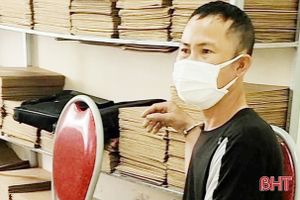 Bắt tạm giam đối tượng trộm cắp tài sản ở Cẩm Xuyên, thành phố Hà Tĩnh