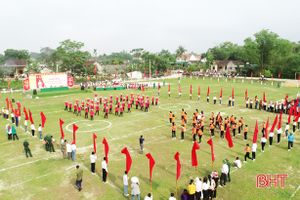 Hơn 400 VĐV tranh tài tại Đại hội Thể dục thể thao cấp cơ sở ở Vũ Quang