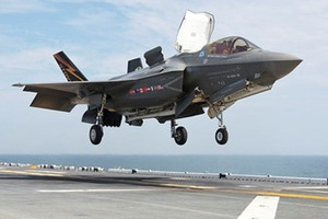 F-35B lần đầu tiên tham gia diễn tập chiến đấu giả lập