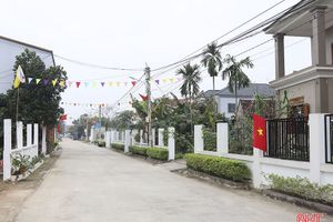 Can Lộc: Công nhận 6 khu dân cư nông thôn mới kiểu mẫu