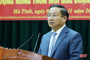 Hà Tĩnh phấn đấu đạt chuẩn tỉnh nông thôn mới giai đoạn 2020 - 2025